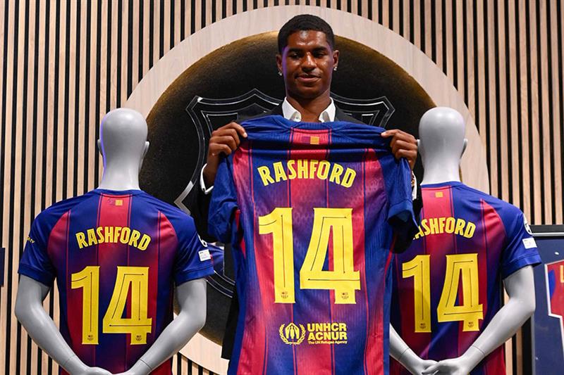 Marcus Rashford dans le groupe du Barça pour la tournée asiatique